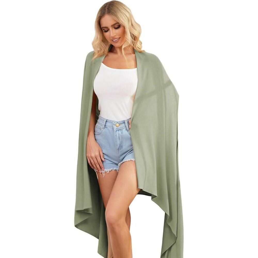 Tencel Cashmere Shawl Wrap for Women Lightweight Sun Protection Travel